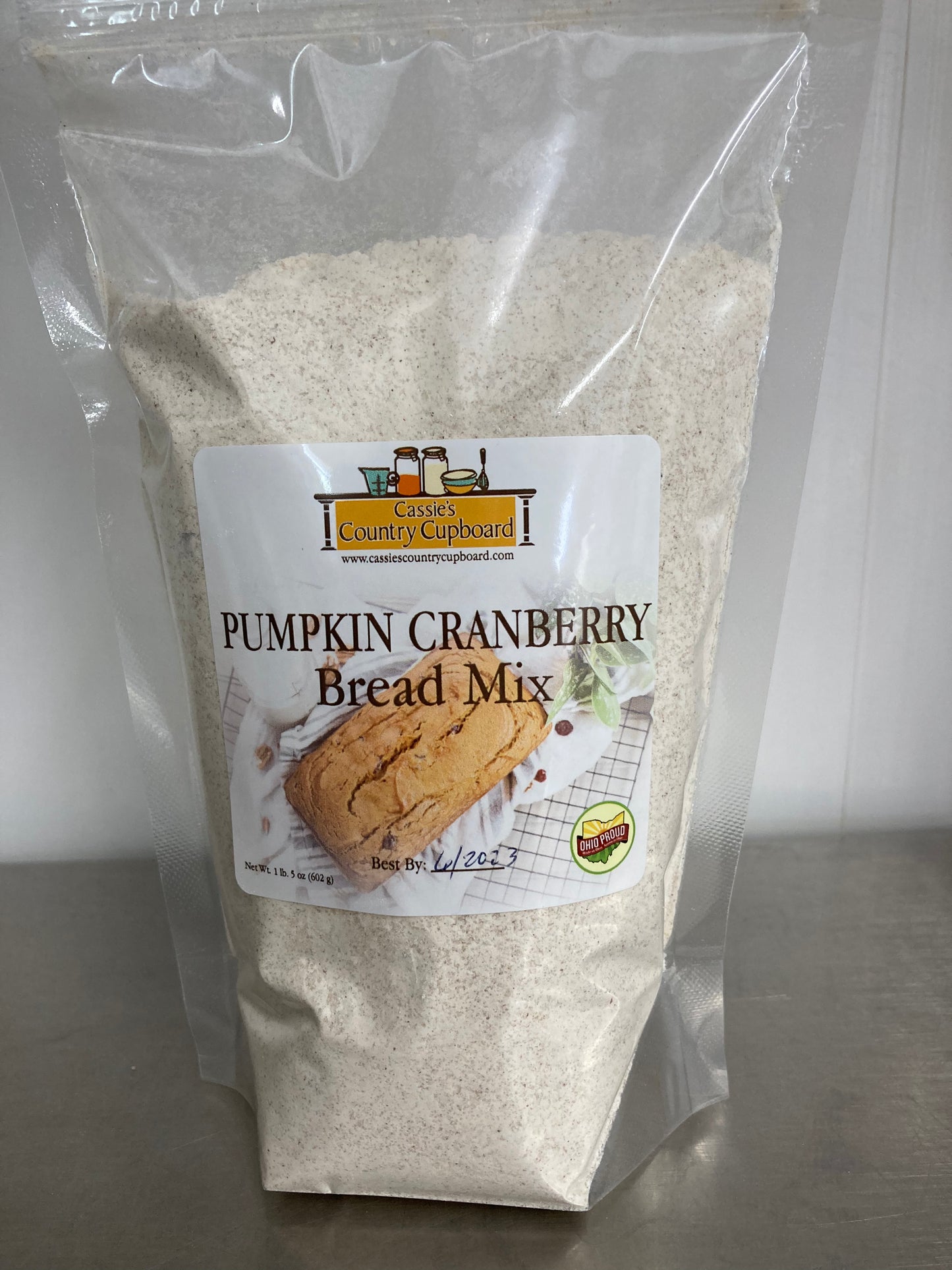Pumpkin Cranberry Bread Mix